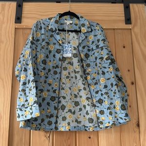 Roller Rabbit (NWT) Evandra Floral Leila Lounge — size Medium